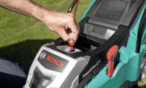 Tondeuse à gazon à batterie Bosch Rotak 43 Li test avis